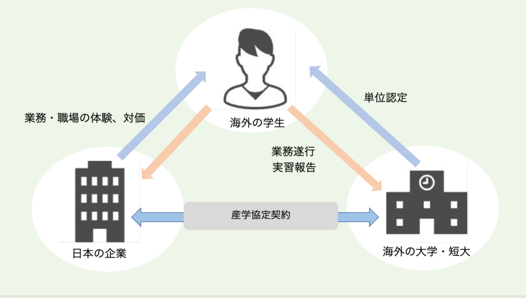 外国人インターンシップの仕組み